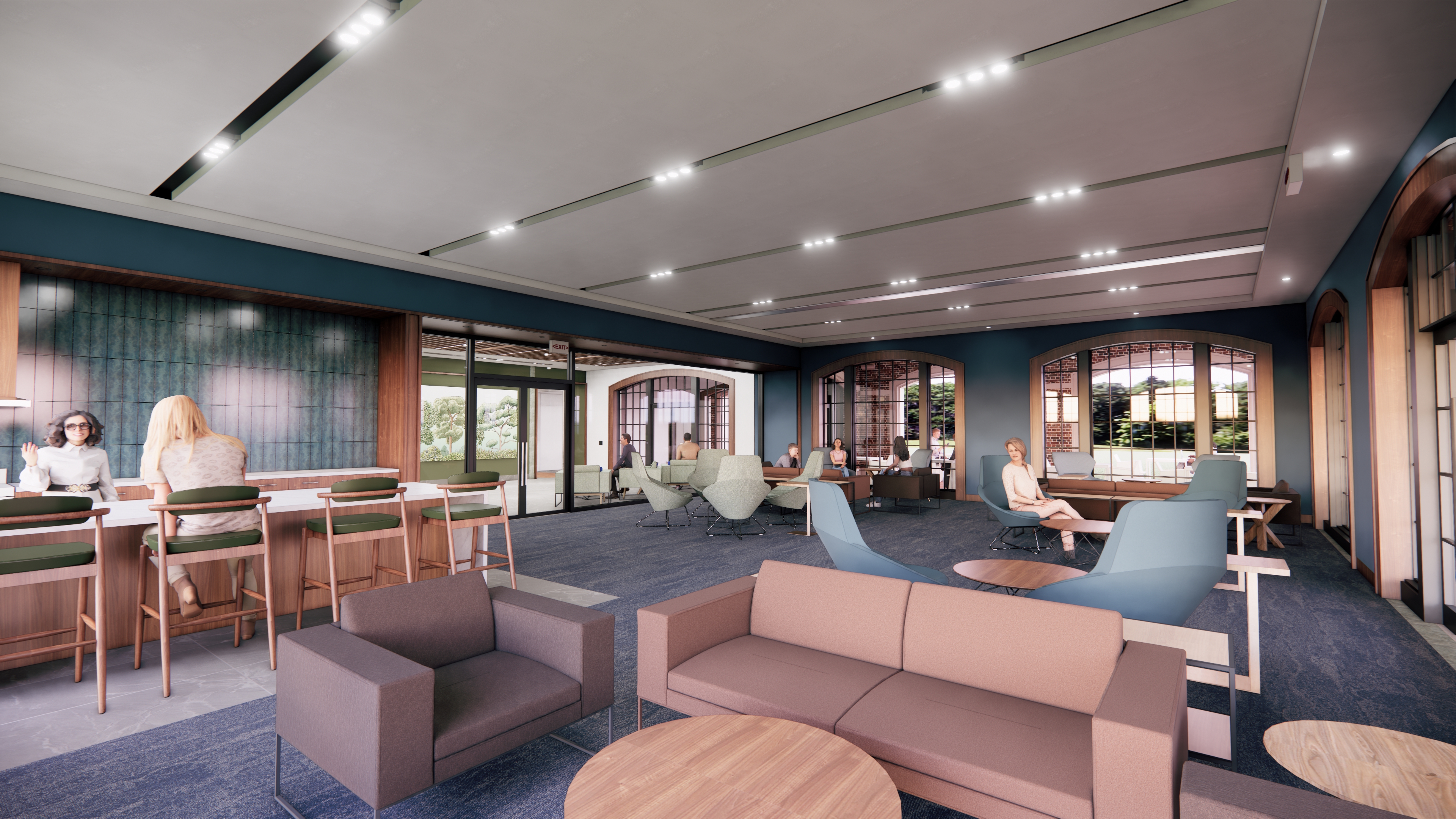Catawba Residence Hall - the great room