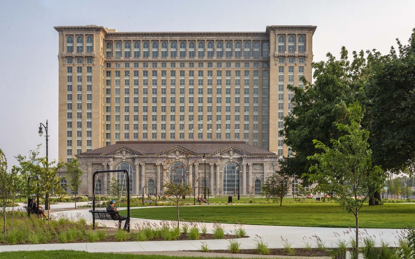 The revitalized Michigan Central Station in Detroit. Courtesy of Quinn Evans