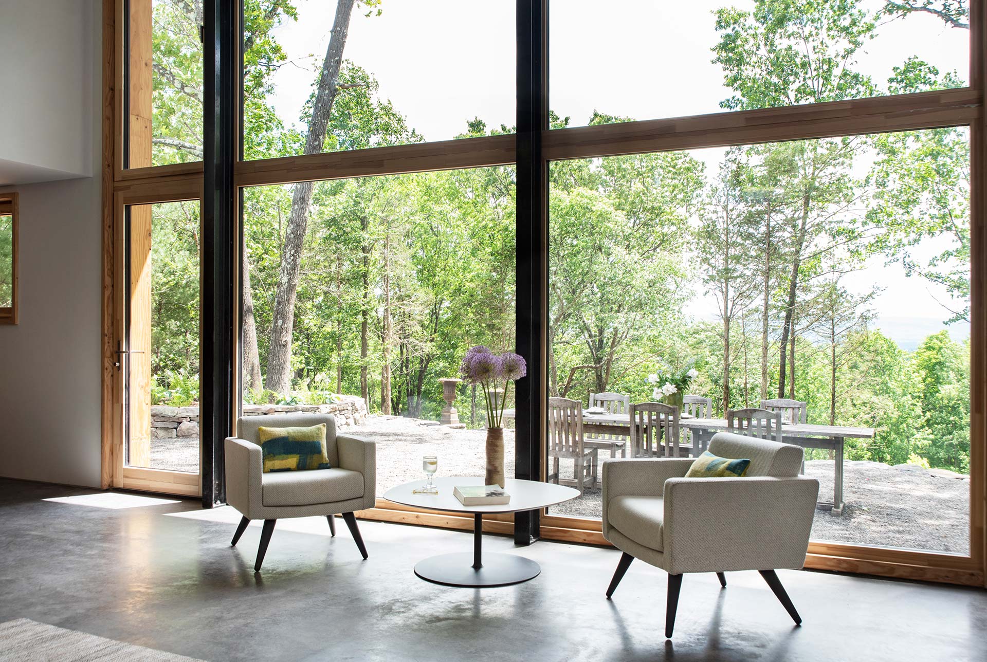 The interior of Accord Passive House.