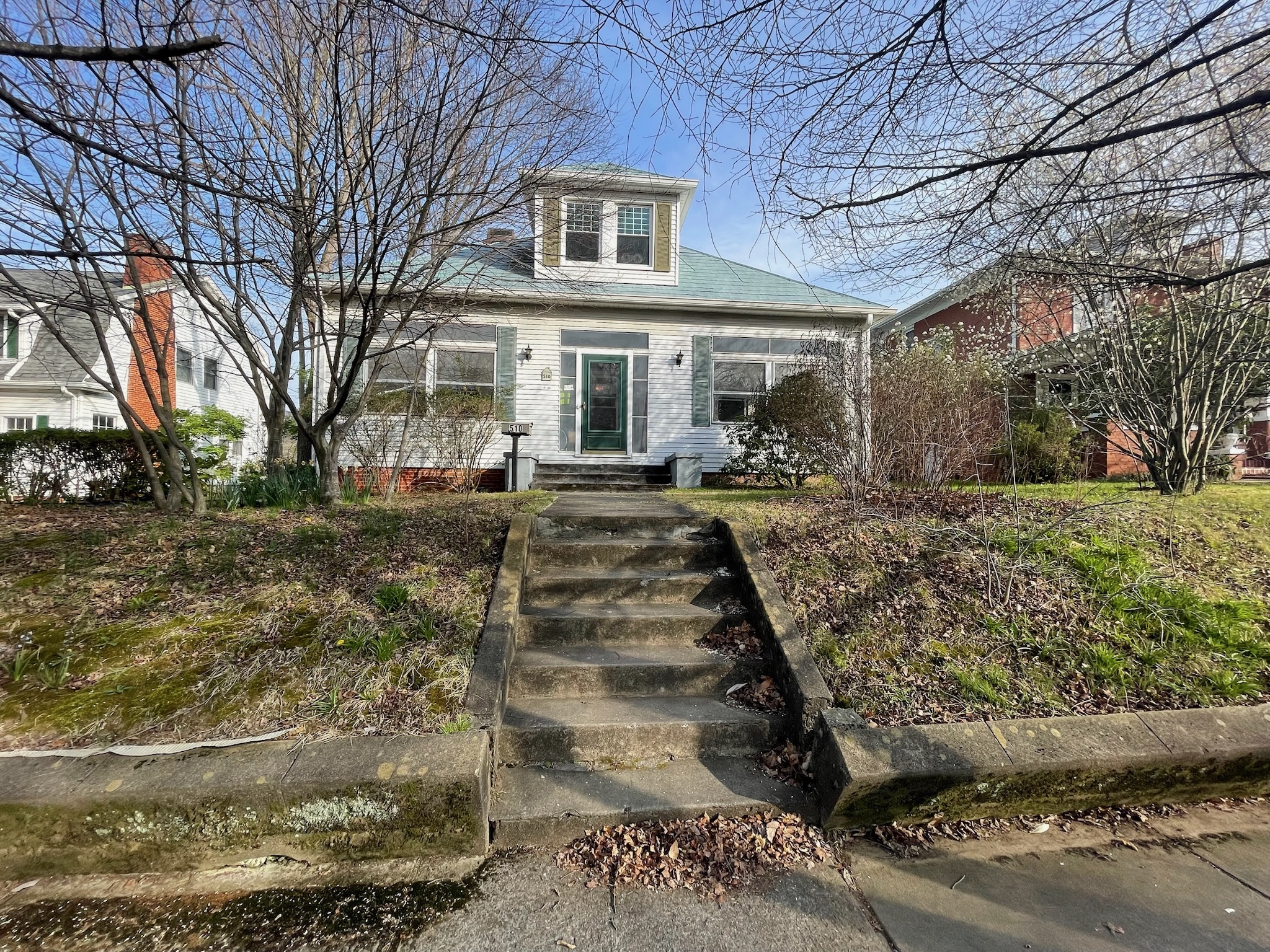 A photograph of the home before work began in spring 2024. All photos courtesy of the owners