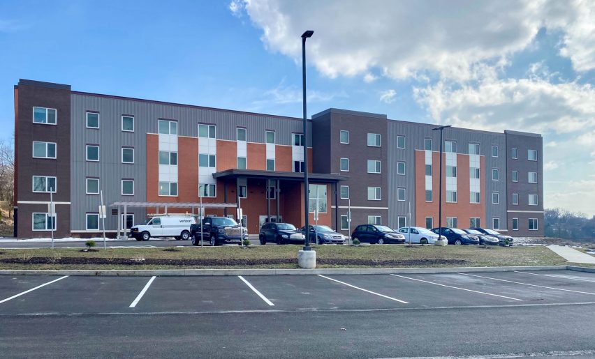 The 52-unit senior housing apartment building received final certification in 2022.