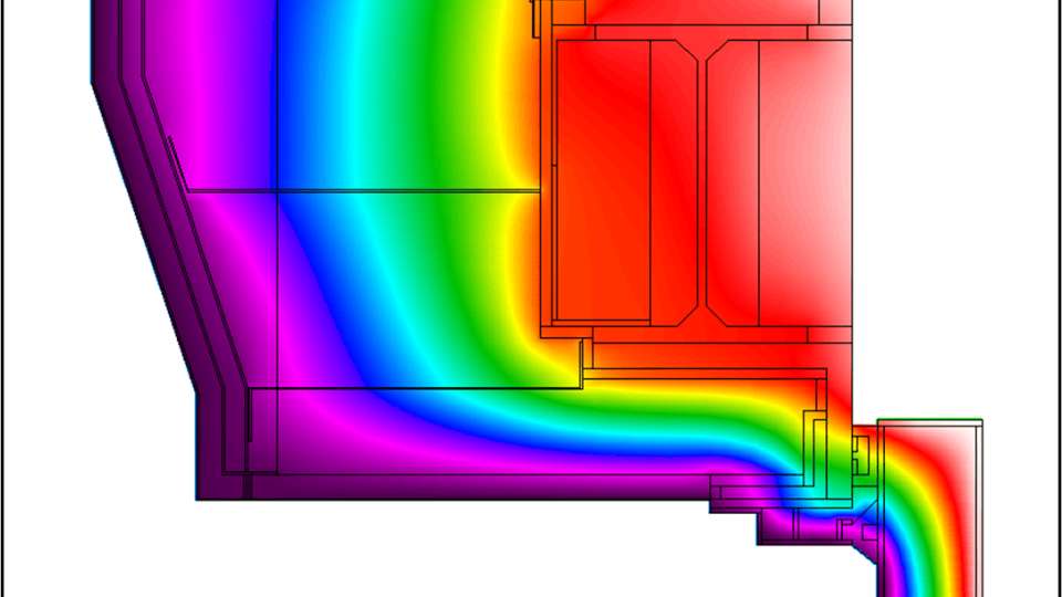 Figure 9   Thermal Infrared Results at Door Head
