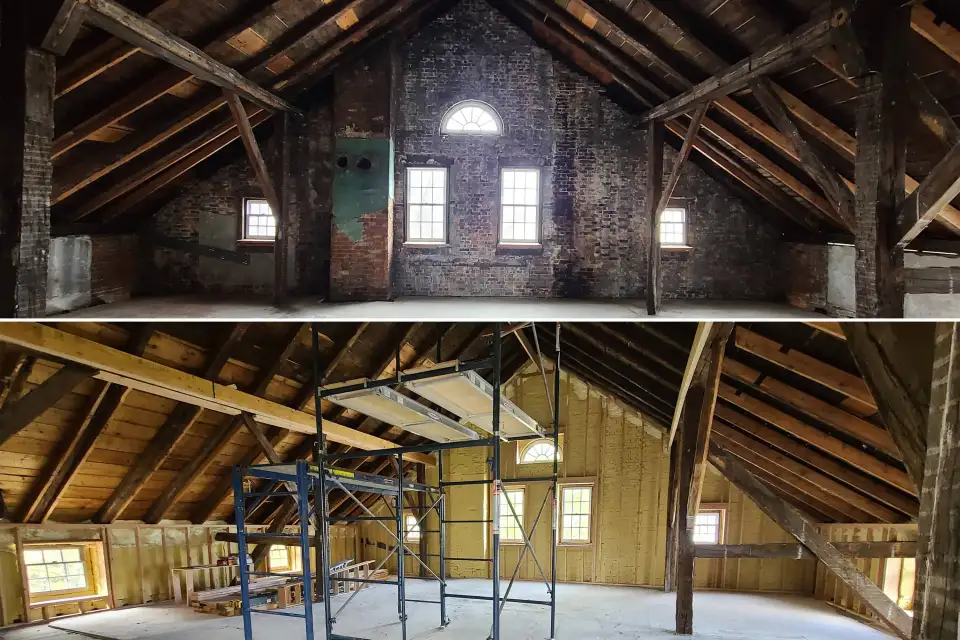 King's Block Photo Third Floor Before and After
