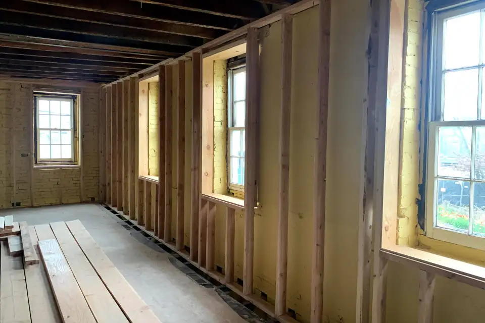 King's Block   Photos   Second Floor Framing