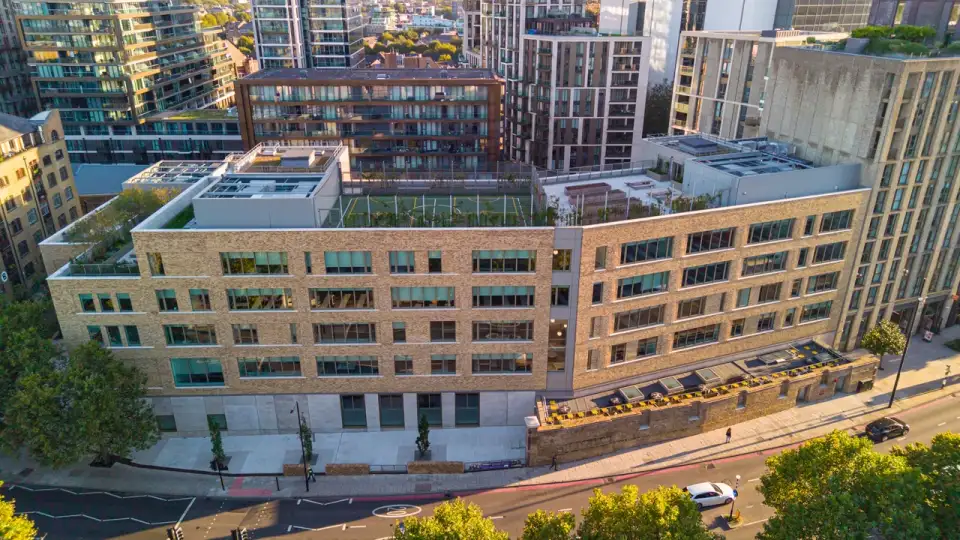 mulberry academy london docks north elevation tim pestridge kier small