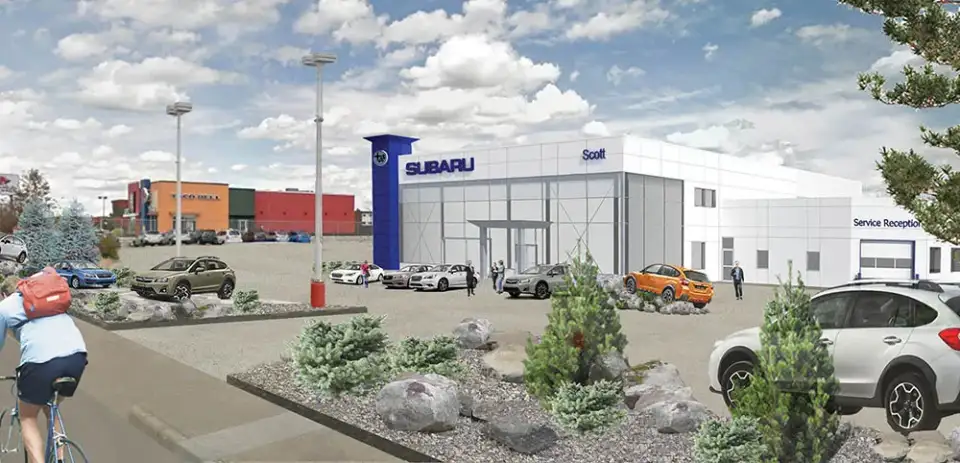 Subaru rendering for sign 1