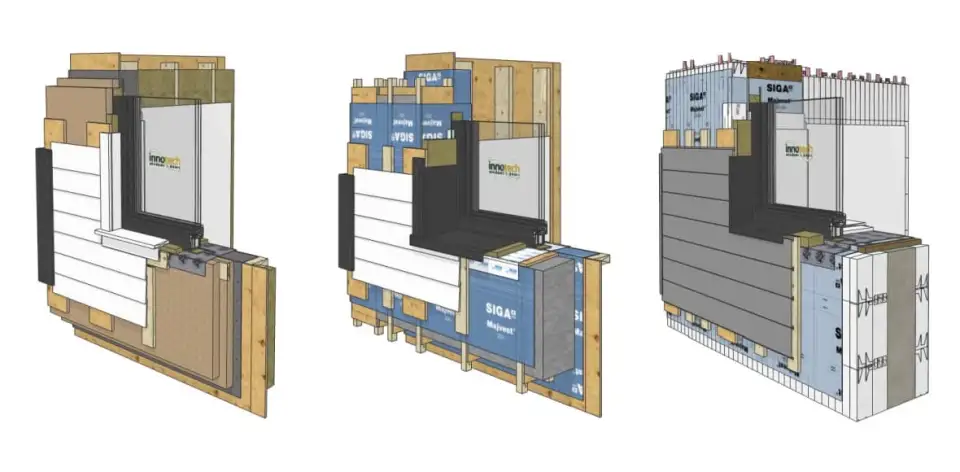 Window Installation in High Performance Walls Innotech Windows Doors