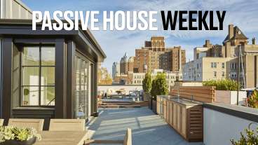 The featured project above is Manhattan’s first Certified Passive House, also Certified LEED for Home Platinum, located in an NYC Landmark District.