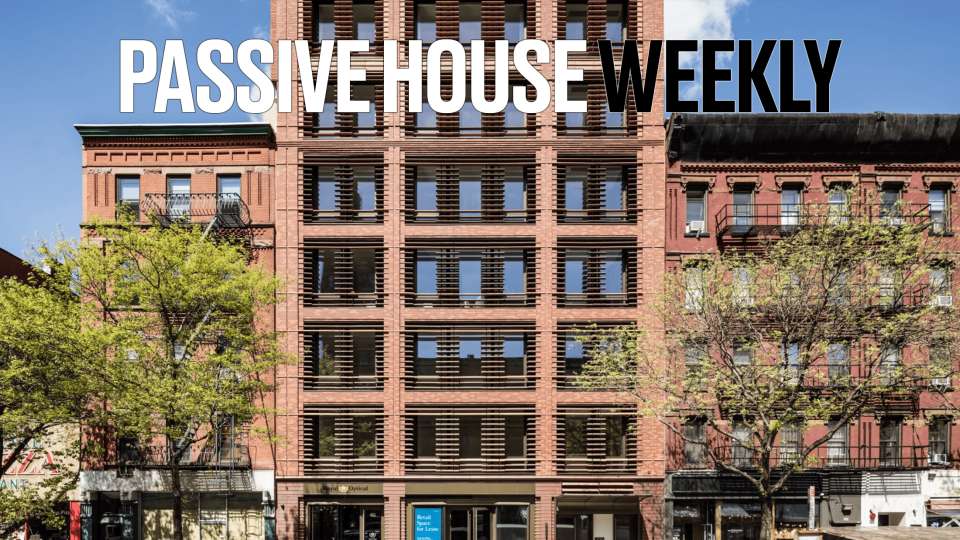 The featured project above is Charlotte of the Upper West Side, a Passive House Institute certified building in Manhattan, New York.