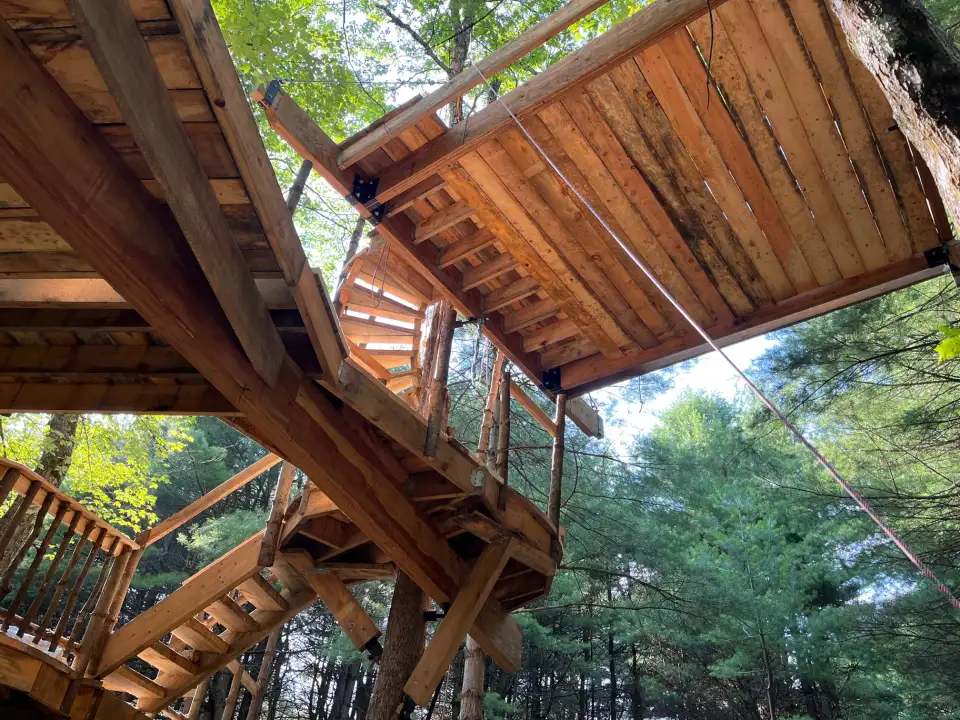 Tree House Lean To Building a High-Performance Treehouse