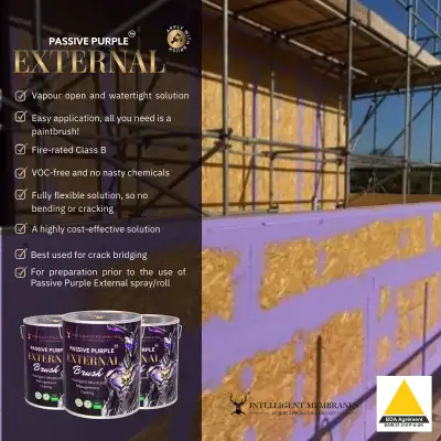 passive purple external brush