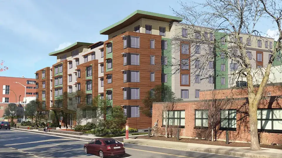 Concord Ave View From East