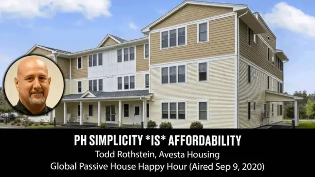 Todd Rothstein at Global Passive House Happy Hour