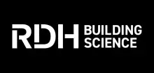 rdh  full logo white black bg