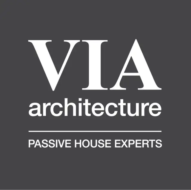 VIA logo D Grey on colour sq