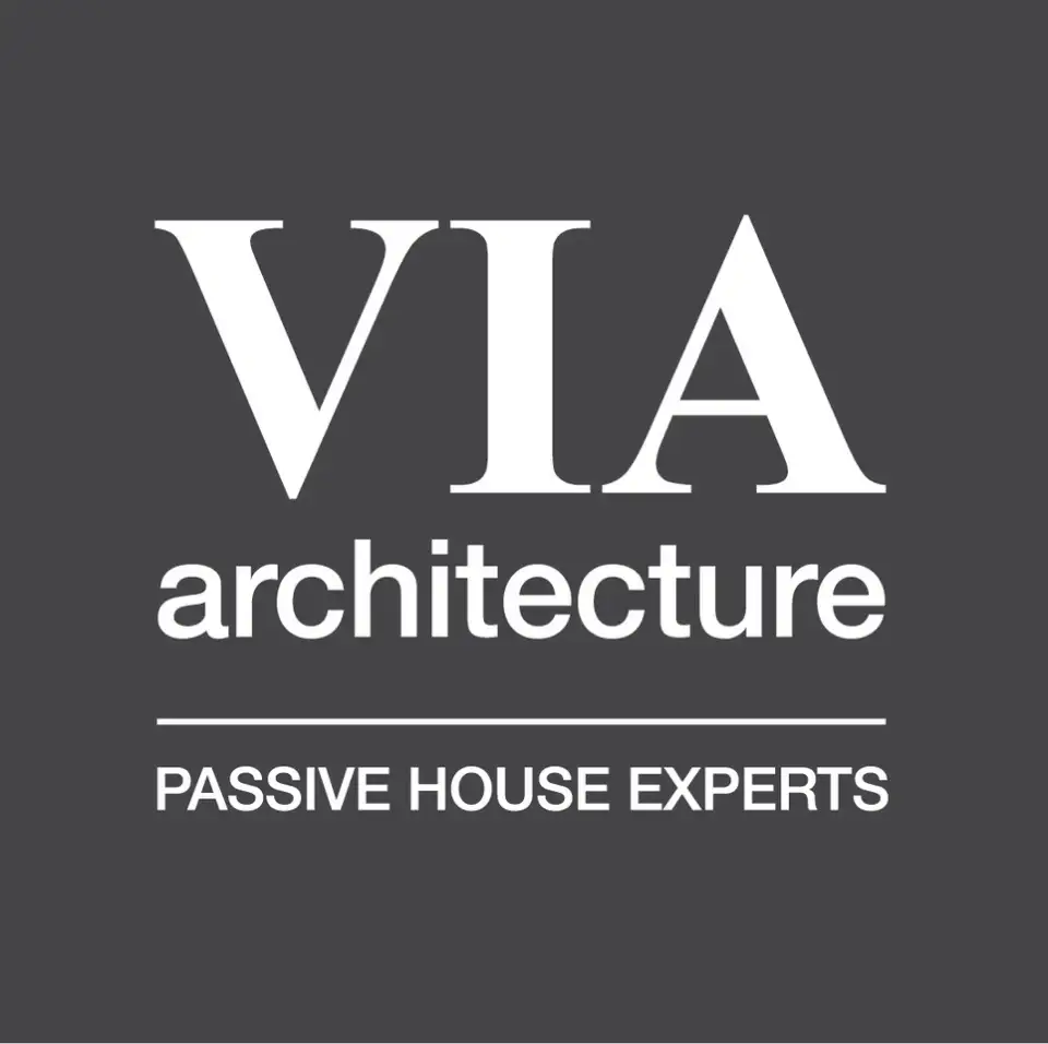 VIA logo D Grey on colour sq