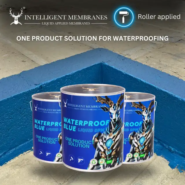 waterproof blue marketing